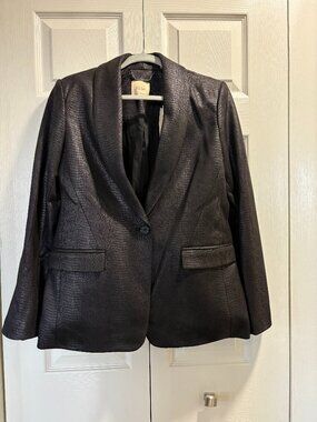 Elie Black Scale Blazer